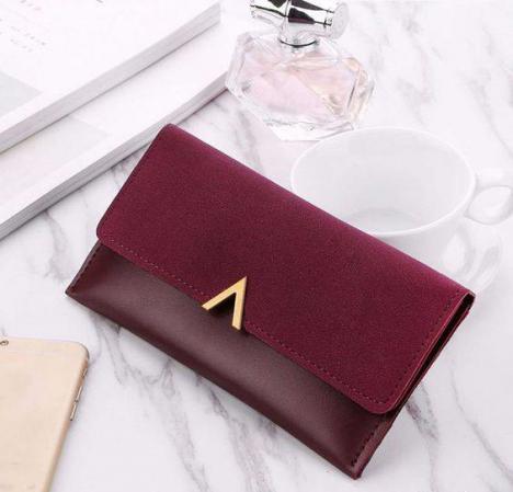 مرکز فروش کیف پول چرم ساده دخترانه